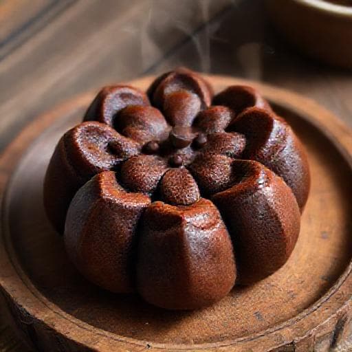 Bolu Kukus Mekar Cokelat