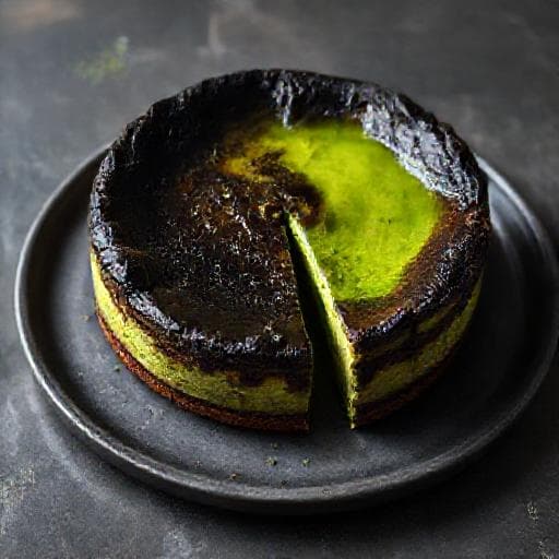 Cheesecake Basque Matcha