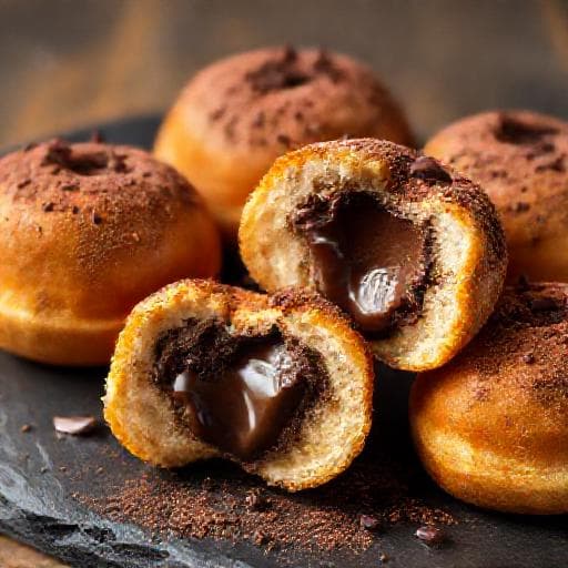 Bomboloni Cokelat Meleleh