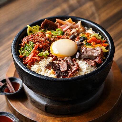 Bibimbap Dolsot (Bibimbap Batu Panas)