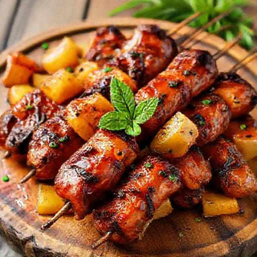 Ayam Asam Manis Nanas Bakar