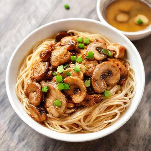 Mie Ayam Jamur Simpel Kilat