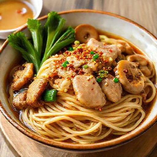 Mie Ayam Jamur Tiongkok