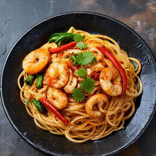 Kwetiau Goreng Seafood Pedas
