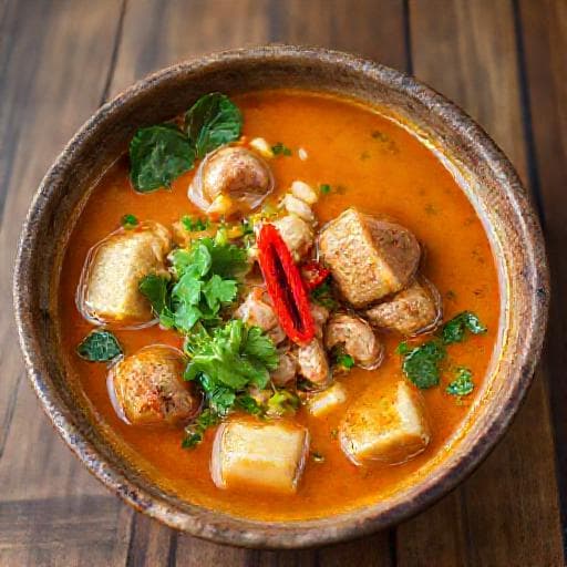 แกงเทโพหมูสามชั้นแบบเร่งด่วน