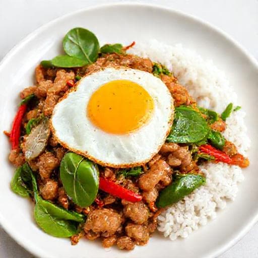 ผัดกะเพราหมูสับ (สูตรดั้งเดิม)