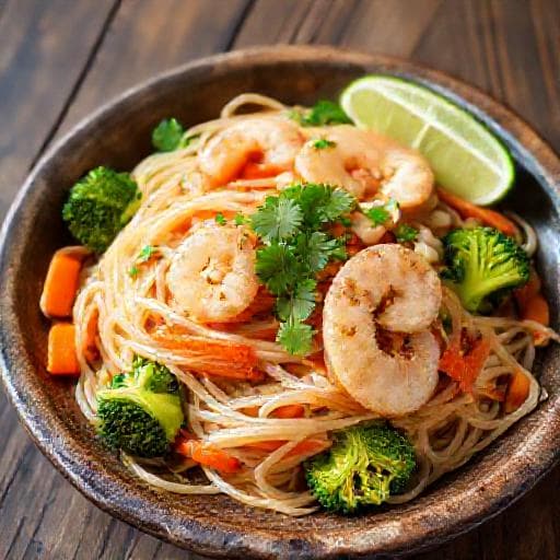 ผัดวุ้นเส้นไข่ทรงเครื่อง