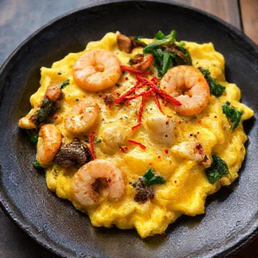 ไข่ข้นกุ้งทรงเครื่อง (ประยุกต์)