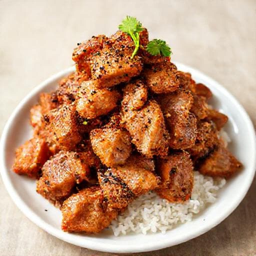 หมูทอดกระเทียมพริกไทย (สูตรดั้งเดิม)