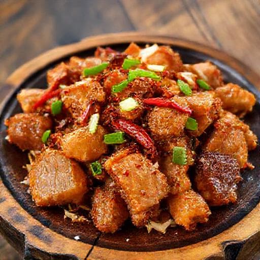 หมูกรอบผัดพริกเกลือ