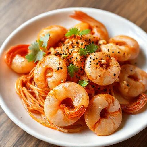 กุ้งกระเทียมพริกไทย