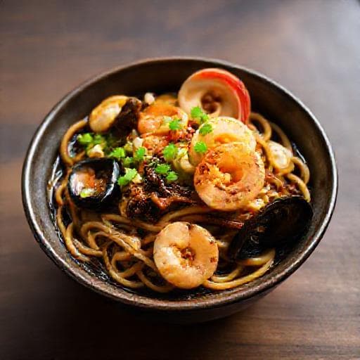 จาจังมยอนทะเล (Seafood Jajangmyeon)