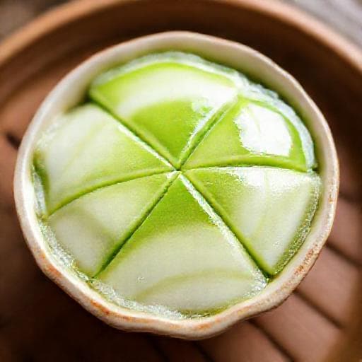 ขนมชั้นกะทิใบเตย (ขนมชั้นใบเตย)
