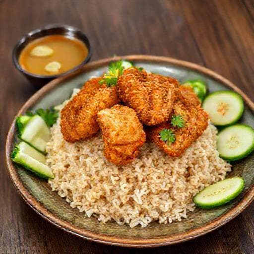 ข้าวมันไก่ทอด สูตรดั้งเดิม