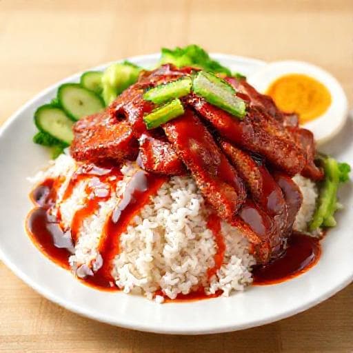 ข้าวหมูแดงสูตรดั้งเดิม