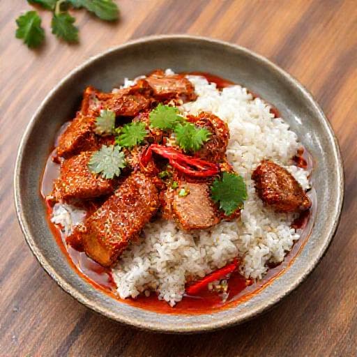 ข้าวหมูแดงฉบับเร่งด่วน