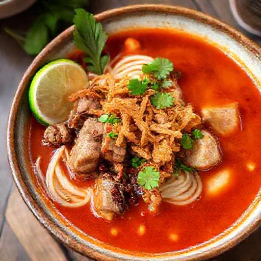 ขนมจีนน้ำเงี้ยว สูตรดั้งเดิม