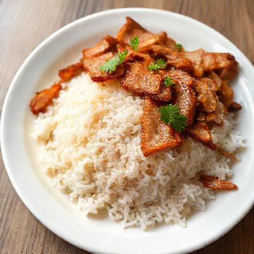 ข้าวเหนียวหมูทอด (แบบเร่งด่วน)