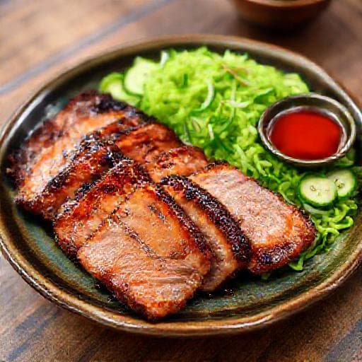 คอหมูย่าง (สูตรดั้งเดิม)