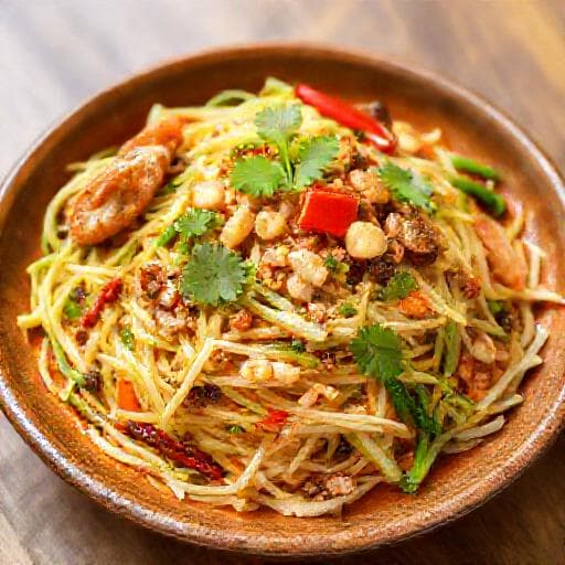 ส้มตำปูปลาร้า สูตรดั้งเดิม