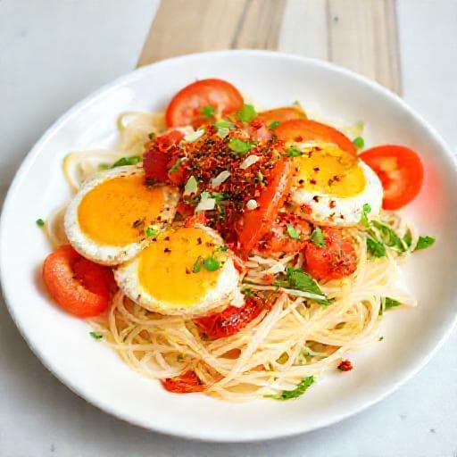 ยำไข่ดาว (แบบง่าย)