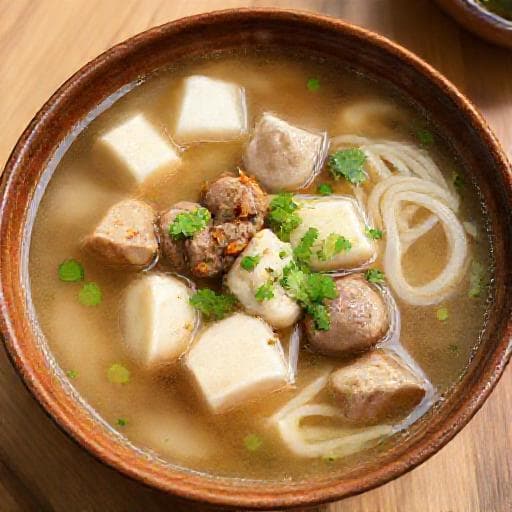 แกงจืดเต้าหู้หมูสับ (สูตรดั้งเดิม)