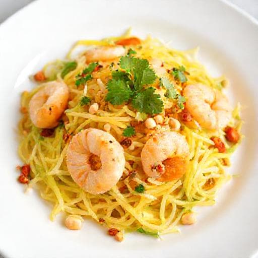 ยำมะม่วงกุ้งสด