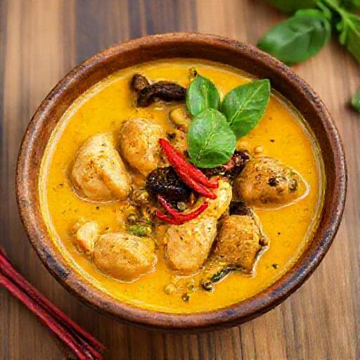แกงกะหรี่ไก่สไตล์ใต้