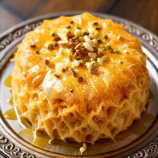 كنافة بالقشطة التقليدية
