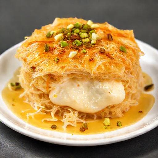 كنافة بالقشطة سريعة