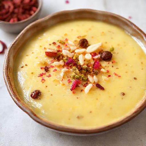 عاشوراء بالزعفران والهيل (لمسة إيرانية)