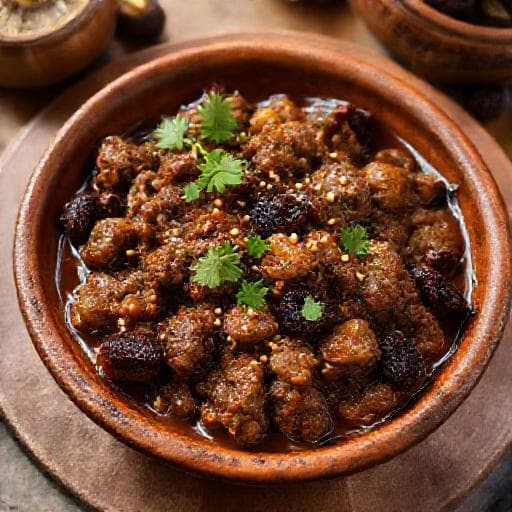 مروزية باللحم المفروم والبرقوق