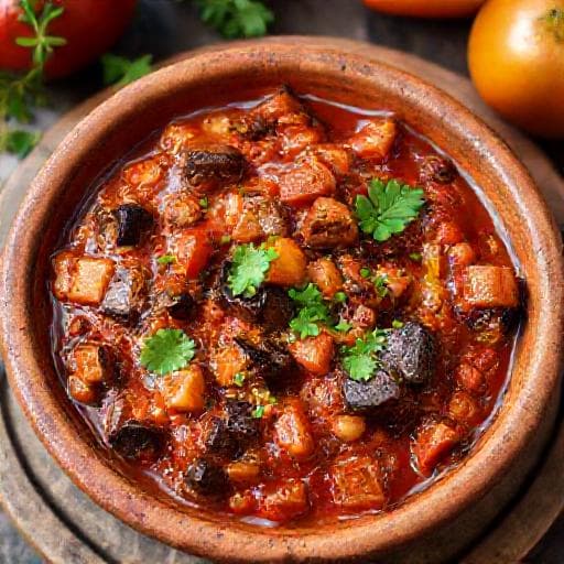 زعلوك الباذنجان التقليدي