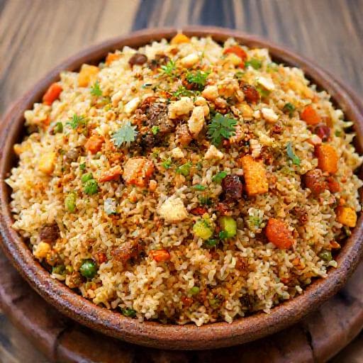 برياني عراقي بالخضروات والمكسرات