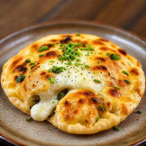 خبز عروق بالجبن والأعشاب