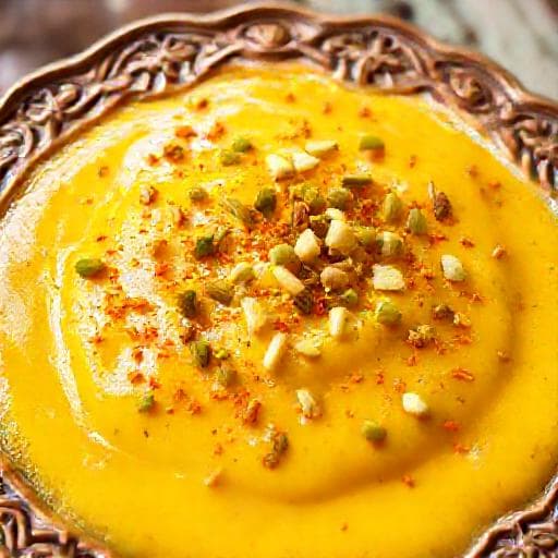 خبيصة بالزعفران والفستق