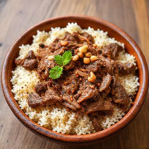 عرسية اللحم بالبهارات العمانية