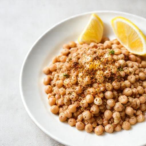 فول مدمس سريع بالليمون والكمون