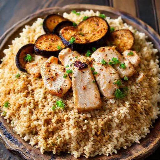 مقلوبة الدجاج السريعة