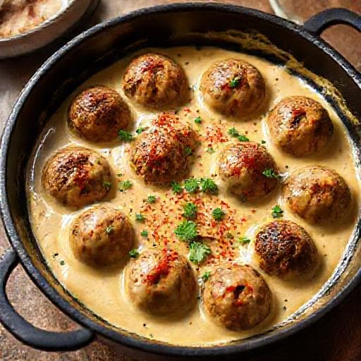 صينية كفتة بالطحينة السريعة