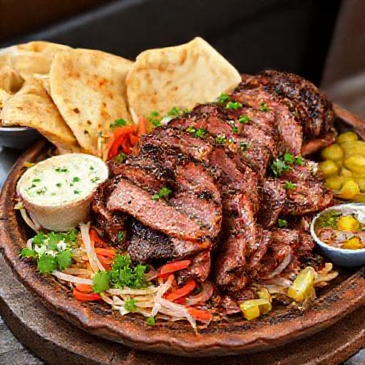 شاورما لحم تقليدية