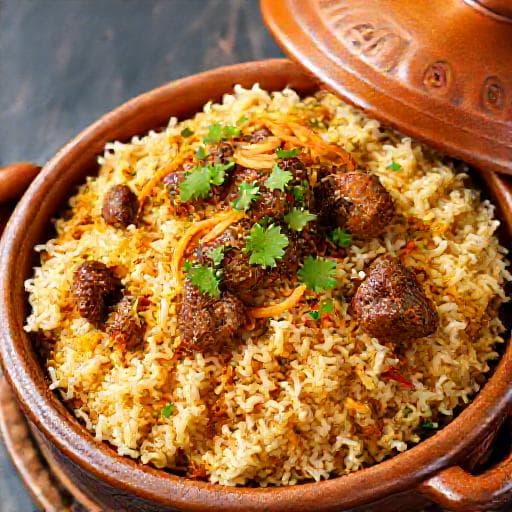 برياني لحم تقليدي