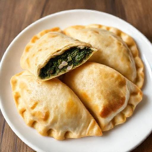 فطاير سبانخ سريعة بالزبادي