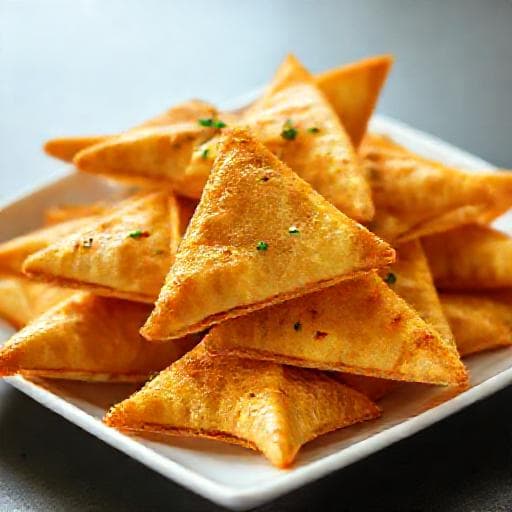 سمبوسة الجبن السريعة بالرقائق