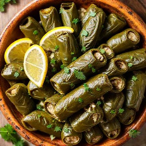 ورق عنب بالزيت (نباتي)