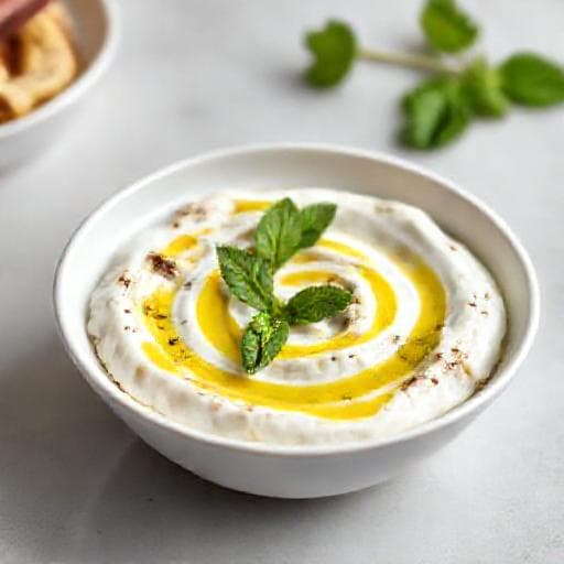 متبل باذنجان سريع بالزبادي
