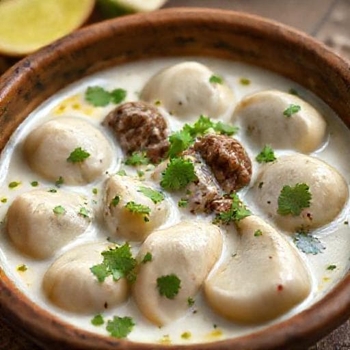 شيش برك تقليدي باللبن