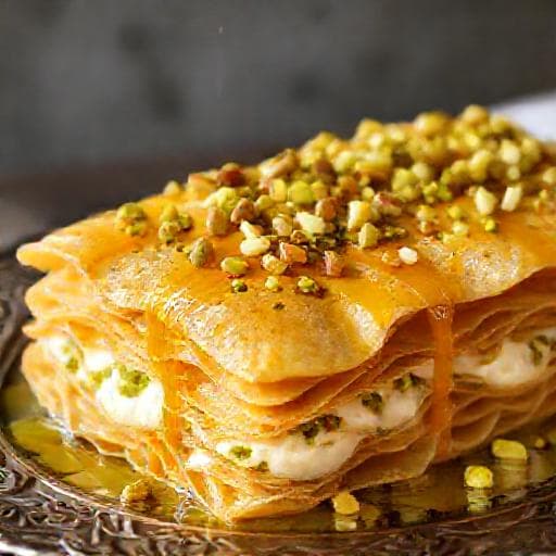 شعيبيات بالقشطة والفستق