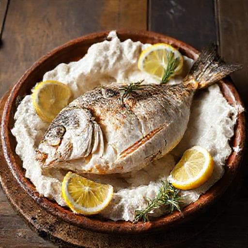 Τσιπούρα με Κρούστα Αλατιού (Παραδοσιακή)