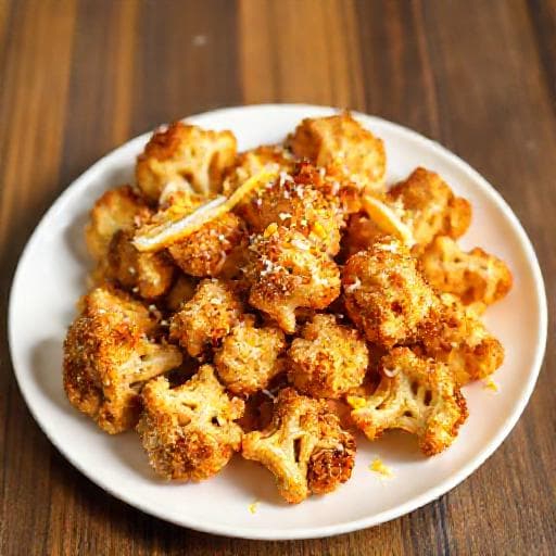 Κουνουπίδι στο Air Fryer με Παρμεζάνα και Λεμόνι